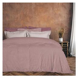 Das Home 1354 Κουβέρτα Fleece Υπέρδιπλη 220x240εκ. Nude από το Katoikein