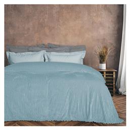 Das Home 1355 Κουβέρτα Fleece Υπέρδιπλη 220x240εκ. Γαλάζιο από το Aithrio