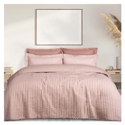 Das Home 9626 Κουβερλί Υπέρδιπλο Microfiber Σομόν 220x240cm από το Katoikein