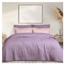 Das Home 9627 Κουβερλί Υπέρδιπλο Microfiber Ροζ 220x240cm από το Notos