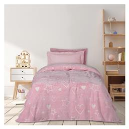 Das Home Κουβέρτα Fleece 160x220εκ. Φωσφορίζουσα Fuschia - White