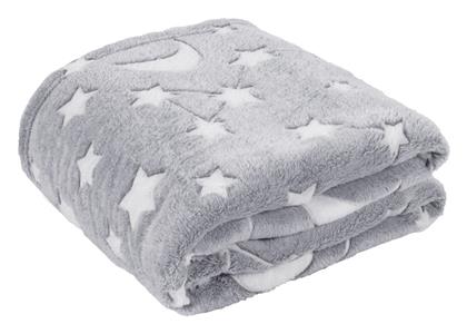 Das Home Κουβέρτα Fleece 4835 160x220εκ. Γκρι