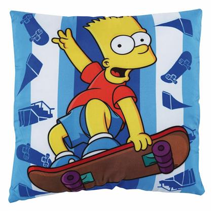 Das Home Παιδικό Διακοσμητικό Μαξιλάρι The Simpsons Bart 5513 Μπλε Μ40xΥ40εκ. από το Katoikein