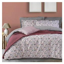 Das Home Σετ Σεντόνια Υπέρδιπλα 230x260 4780 Λευκό / Nude / Γκρι