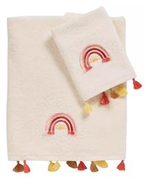 Das Home Σετ Βρεφικές Πετσέτες 2τμχ Nude, White Βάρους 480gr/m²