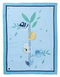 Das Home Βρεφικό Κουβερλί Microfiber Blue 110x150cm