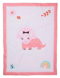 Das Home Βρεφικό Κουβερλί Microfiber Pink, White 110x150cm
