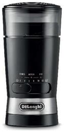 De'Longhi Ηλεκτρικός Μύλος Καφέ 170W με Χωρητικότητα 90gr και 3 Επίπεδα Άλεσης Μαύρος