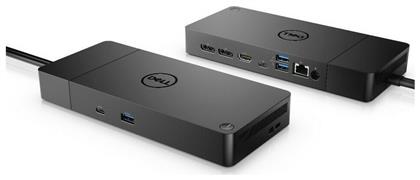 Dell WD19S 130W USB-C Docking Station με HDMI/DisplayPort 4K PD Ethernet και συνδεση 3 Οθονών Μαύρο