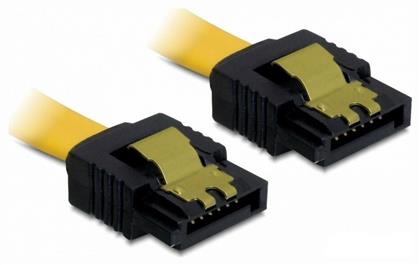 DeLock 7-Pin SATA II - 7-Pin SATA II Cable 50cm Κίτρινο (82477)