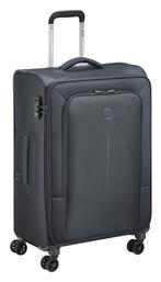 Delsey Caracas Μεσαία Βαλίτσα Υφασμάτινη Black