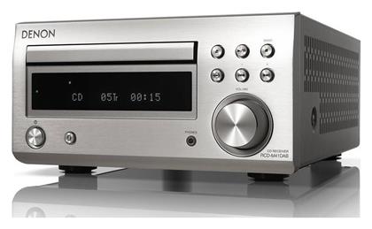 Denon Ηχοσύστημα 2.0 RCD-M41 DAB 60W με CD / Digital Media Player και Bluetooth Ασημί από το e-shop