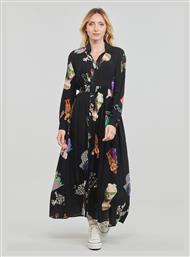 Desigual Kassandra Maxi All Day Φόρεμα Μακρυμάνικο Μαύρο