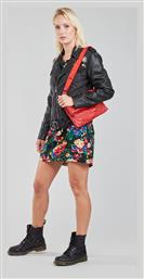 Desigual Merx Δερμάτινο Γυναικείο Biker Jacket Μαύρο