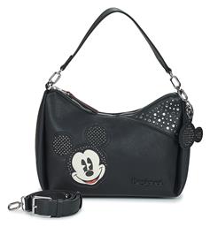 Desigual Mickey Γυναικεία Τσάντα Ώμου Μαύρη