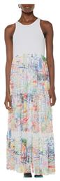 Desigual Quatro Midi All Day Φόρεμα Αμάνικο Λευκό