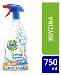 Dettol Power & Pure Kitchen Καθαριστικό Spray Φούρνου 750ml