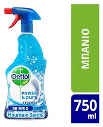 Dettol Power & Pure Advance Καθαριστικό Spray Λεκάνης με Άρωμα Mountain Spring 750ml από το e-Fresh