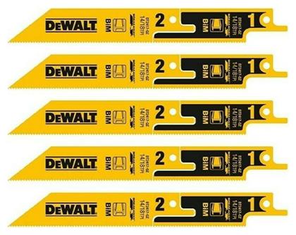 Dewalt DT2417 Λάμες Σεγάτσας BiMetal 14/18 TPI για Μέταλλο 152mm 5τμχ από το e-shop