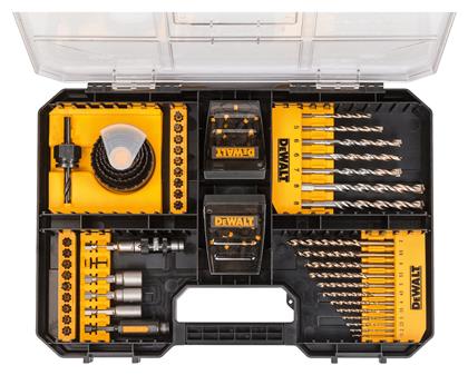 Dewalt Extreme Σετ 100 Διαμαντοτρύπανα με Κυλινδρικό Στέλεχος για Ξύλο, Μέταλλο και Δομικά Υλικά