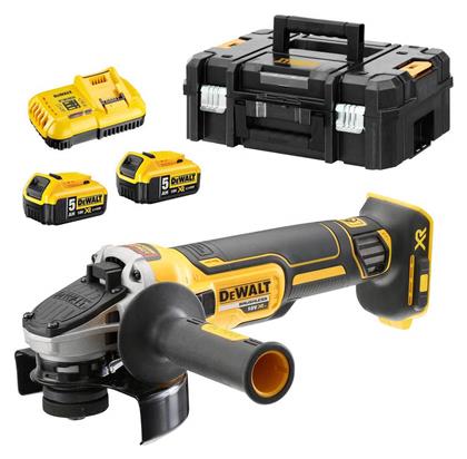 Dewalt Τροχός 125mm Μπαταρίας Brushless 2x5Ah από το e-shop