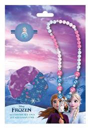 Διακάκης Frozen Σετ Παιδικά Λαστιχάκια Scrunchies σε Μωβ Χρώμα 3τμχ από το BlablaToys