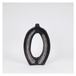 Διακοσμητικό Βάζο Ξύλινο Μαύρο 26x7x40cm