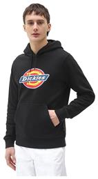 Dickies Ανδρικό Φούτερ με Κουκούλα και Τσέπες Μαύρο