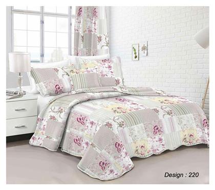 Dimcol 202 Σετ Κουβερλί Μονό Microfiber Μωβ 160x220cm από το Filinda