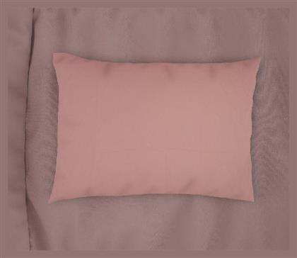 Dimcol Bebe Solid Βρεφική Μαξιλαροθήκη από 100% Βαμβάκι Dusty Rose 45x35εκ.