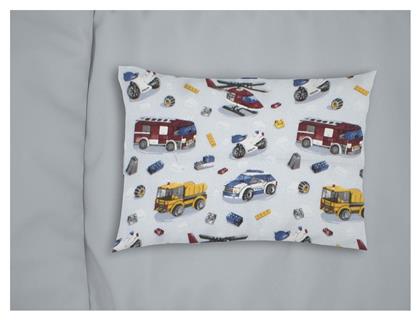 Dimcol Bebe Βρεφική Μαξιλαροθήκη από 100% Βαμβάκι Sky Blue 35x45εκ.