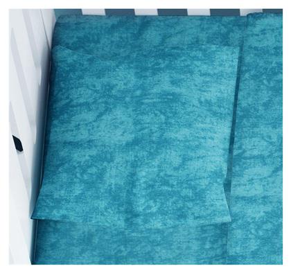 Dimcol Bebe Βρεφική Μαξιλαροθήκη από 100% Βαμβάκι Turquoise 45x35εκ.