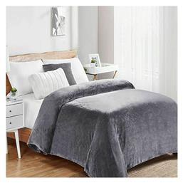 Dimcol Coral Κουβέρτα Fleece Μονή 160x220εκ. 06 Grey από το 24home