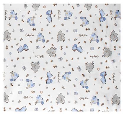 Dimcol Elephant Πάνα Αγκαλιάς Χασέ 174 Blue 80x80cm από το Designdrops