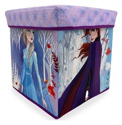 Dimcol Κουτί-σκαμπό Disney Home Frozen 12 30x30x30 Lilac 100% Polyester