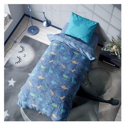 Dimcol Κουβέρτα Fleece 160x220εκ. Φωσφορίζουσα blue