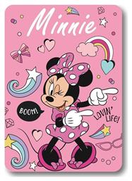 Dimcol Κουβέρτα Fleece Minnie 08 Pink 100x140εκ.