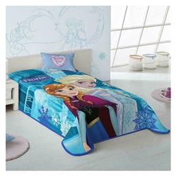 Dimcol Κουβέρτα Βελουτέ Disney Frozen 160x220cm Μπλε από το 24home