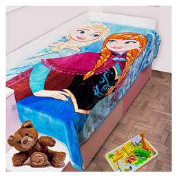 Dimcol Κουβέρτα Βελουτέ Frozen 160x220cm Μπλε από το Designdrops