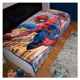 Dimcol Κουβέρτα Βελουτέ Spiderman 160x220cm Πολύχρωμη