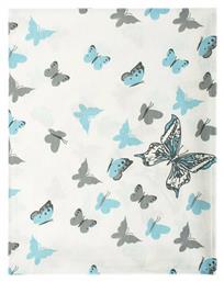 Dimcol Πάνα Αγκαλιάς Butterfly Sky Blue 80x80cm από το Pitsiriki