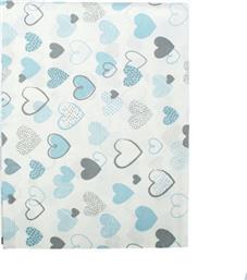 Dimcol Παπλωματοθήκη Hearts 160x240cm 08 Blue από το Aithrio