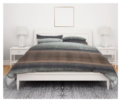 Dimcol Σεντόνι Υπέρδιπλο Φανελένιο 220x240εκ. Flannel Horizontal Stripes 01 από το Filinda