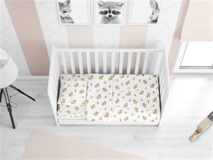 Dimcol Σεντόνι Κούνιας Baby 03 με Λάστιχο 70x140cm White από το Aithrio