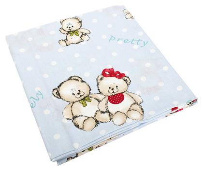 Dimcol Σετ Σεντόνια Two Lovely Bears 160x240cm 64 Blue 3 τμχ από το Aithrio