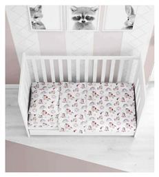 Dimcol Βρεφική Παπλωματοθήκη Unicorn 108 White-Pink 120x160εκ. από το Filinda