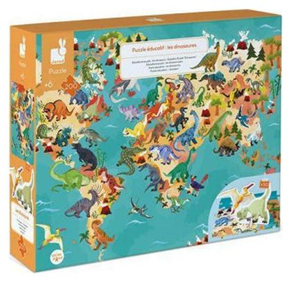 Dinosaurs 200pcs (J02679) Janod