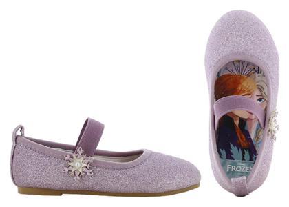 Disney Παιδικές Μπαλαρίνες Ανατομικές με Σκρατς Υφασμάτινες Λιλά Frozen