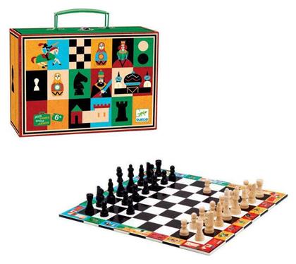 Djeco Σκάκι /Ντάμα Βαλίτσα με Πιόνια 20x20cm