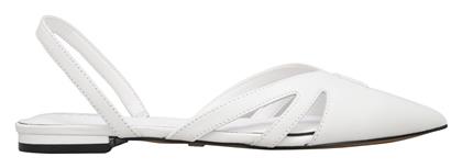 DKNY Δερμάτινες Γυναικείες Μπαλαρίνες Slingback σε Χρώμα